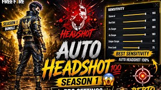 auto headshot Season 1 pro gaming ☠️💀