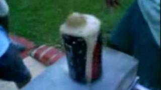 Coke Mentos Experiment