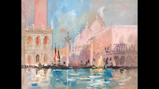 Hercules Brabazon Brabazon (1821-1906) - English artist, accomplished in Turner-manner watercolours.
