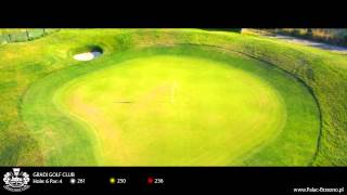 Gradi Golf Club dołek hole 6 Pałac Brzeźno