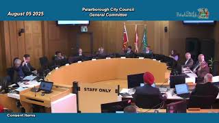 General Committee Meeting, Tuesday, August 5, 2025
