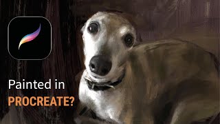 This Painting Doesn’t Look DIGITAL! Procreate Fine Art Tutorial Using The Oil Brushes