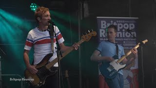 Britpop cover band perform Common People by Pulp live at a Festival (Britpop Reunion)