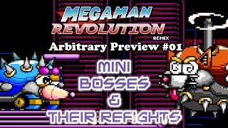 Mega Man Revolution Remix Preview - Mini Bosses & Their Refights