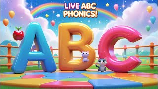 LIVE ABC Phonics Fun 🎈 Learn A-Z with Sounds!