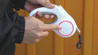 HOW TO USE THE PETKIT GO SHINE- DOG RETRACTABLE LEASH