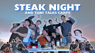 STEAK NIGHT AND TONI TALKS CARDS