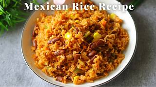 Mexican Rice Recipe | one pot rice | easy rice recipes | lunchbox recipes