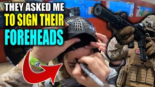 I AUTOGRAPHED FOREHEADS! WHAT?? | VIP Airsoft (3.17.2023)