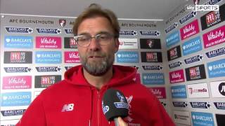 Bournemouth 1 2 Liverpool Jurgen Klopp Post Match Interview   PL Reaction