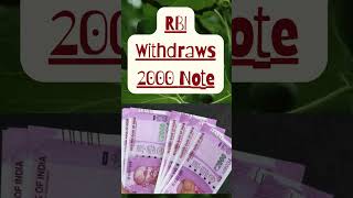 2000 Notes Exchange| RBI Withdraws 2000 Note|@knowledge_zone02  #rbinews #2000notesbanned #banknotes