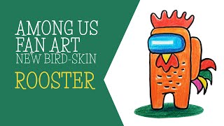 How to Draw a Rooster | Bird Cartoon