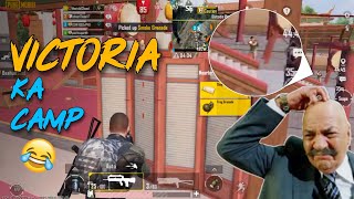 Victoria Ka Camping 🤣 PUBG MOBILE Funny Commentry Video 🤣 PUBG Funny Video 😁 #ashfaquexpro #jevel