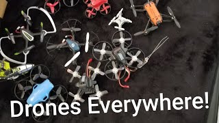 Drones quadcopters everywhere