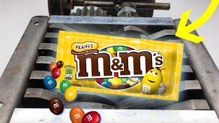 SHREDDING M&M's IS ODDLY SATISFYING | satisfying videos to watch 2017 | shredding stuff