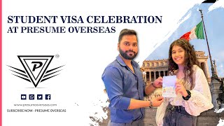 Student Visa Celebration 🇮🇹