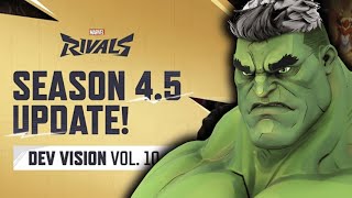 Hulk is LOSING a Team-Up - Why it's GOOD! | Season 4.5 Update Marvel Rivals