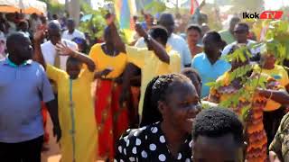 Massive Welcome! Thousands Turn Up for Calvin Echodu in Amen B