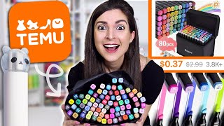 The ULTIMATE Temu Art Supplies Testing *So Cheap!*