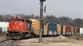 CN Trains Around Cedar Rapids in March