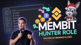 🔥Membit latest update 🔥| Grab hunter role in Membit | Membit backed by ~ binance, coin market cap 😱