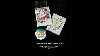 Easy Butterfly ands Dragonfly Die-Cut Cards SSS