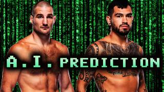 Using A.I. to PREDICT Sean Strickland vs. Anthony Hernandez