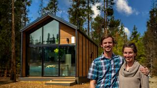 Their 400 Sqft Tiny House made from Coffee Husks & Recycled Plastic!