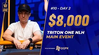 $8K NLH Main Event – Event #10, Day 2 | Triton ONE JEJU 2026
