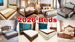 Latest Double Bed Design with CNC 3D Carving | Furniture Design 2026 | wooden Bed design