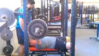 Will Conwell 315 bench Press x 7 reps