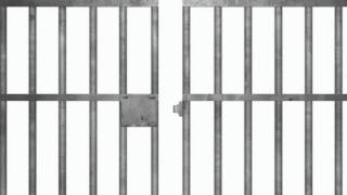 Jail Bars / Cell animation open and close with white background