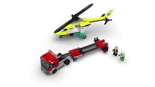 LEGO City Rescue Helicopter Transport 60343