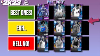 RANKING EVERY CARDS FROM THE "NEXT" SET IN A TIER LIST! | NBA 2K23 MyTEAM Tier List