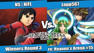 re: heavens arena #15 Winners Round 3 - NS | XIFL (Mii Brawler) vs Lopp567 (Pit, Palutena)