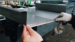 CNC Press brake 320T6100  CH69T with 3D file input and 3D Simulation  Roof gutter and Channel C bend