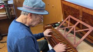 BATC 2026: Tim Farley, Madison, WI, clavichord, plays Bach's Musette in D Major BWV Ahn.126