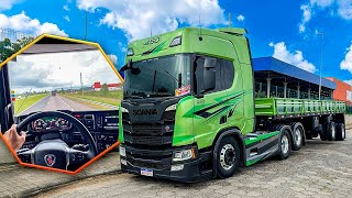 FIRST RIDE IN THE NEW 2026 SET 😍 SCANIA ON THE TRAILER