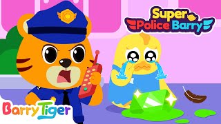 Fake Diamond! Arrest the Scammer 🚑 | Police Cartoons Fun Time | Kids Cartoons | BarryTiger