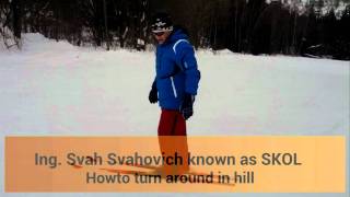 Ski hill turn around with Dr. SKOL