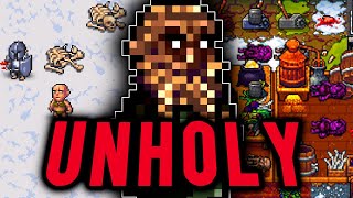 Dwarf Fortress' most cursed start AND I only build above ground