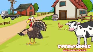 Happy Thanksgiving featuring tom the turkey crazy talk 3