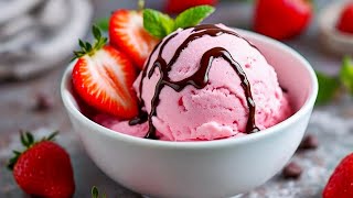 This Strawberry Ice Cream will Rock your World
