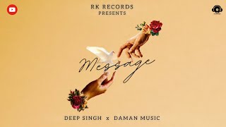 New Punjabi Songs 2025 | Message | Deep Singh  | Latest Punjabi Songs 2025 | R.K Record