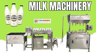 Milk Bottle Washing & Filling Machine | Dairy Packaging Line