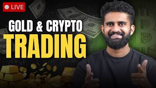GOLD & CRYPTO Live Trading | 14 April New York Session | Hindi + English