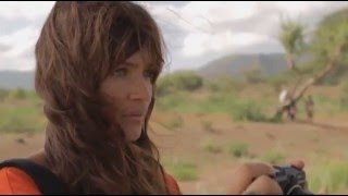 Oxfam Ambassador Helena Christensen visits Turkana Northern Kenya SD