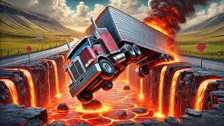 Mixer Trucks & Buses vs Massive Water Pit BeamNG ForYOU Live Stream #beamngdrive #shortfeed