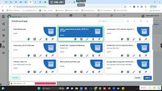 7  تثبيت حزمة التحديث في OneScreen Central