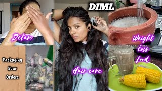 weight loss breakfast, weekend skin and hair care , detan routine ✨ vlog after long time 💞 CF fam